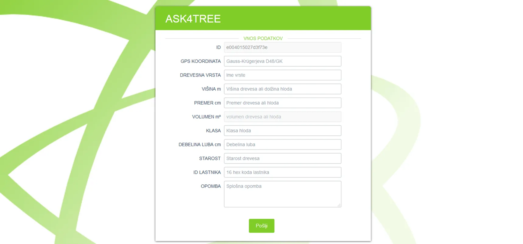 The Ask4tree application
